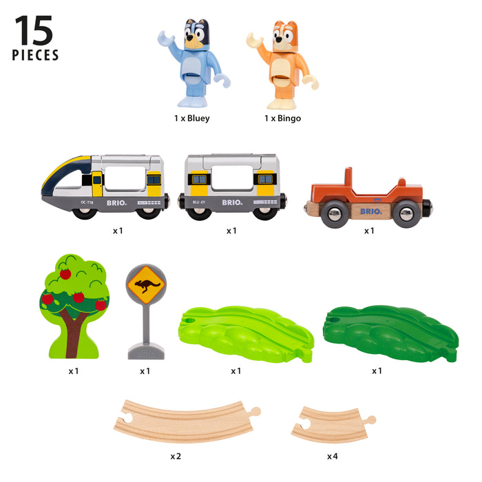 BRIO - Bluey Train Set 15 pieces