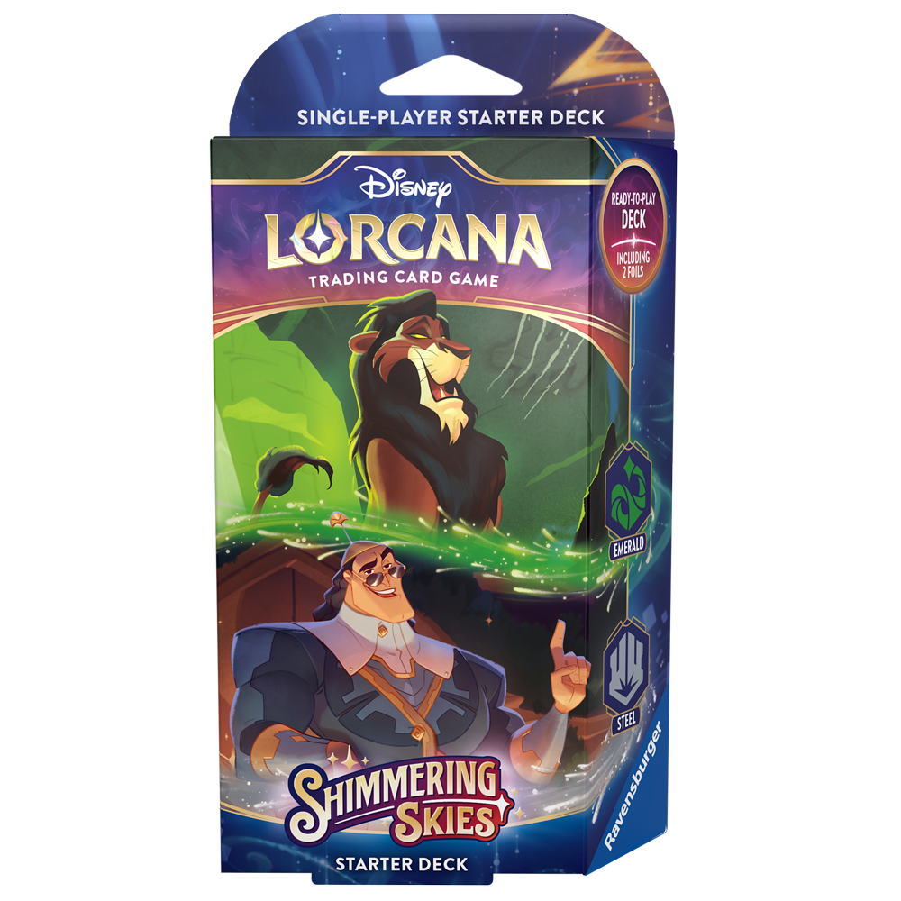 Disney Lorcana S5 Shimmering Skies Starter Deck - Amber Amethyst