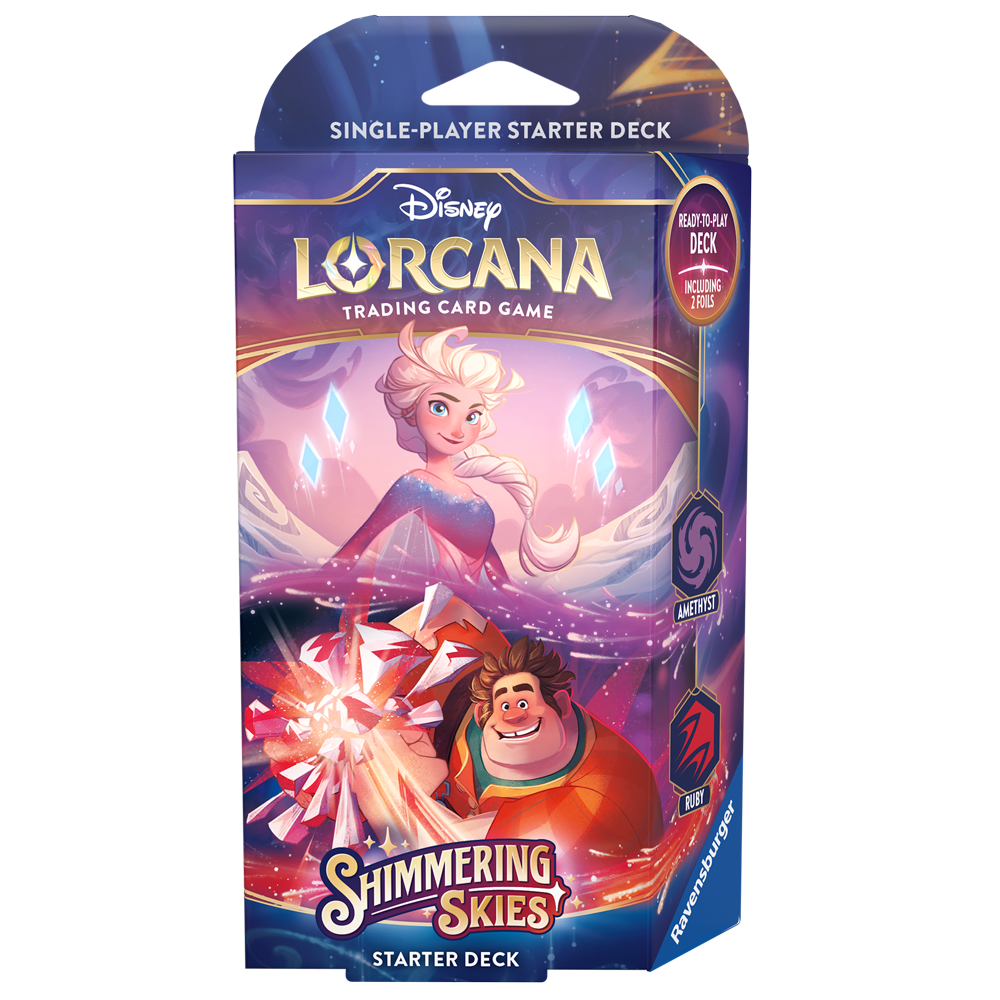 Disney Lorcana S5 Shimmering Skies Starter Deck - Sapphire Steel - Ravensburger Australia & New Zealand