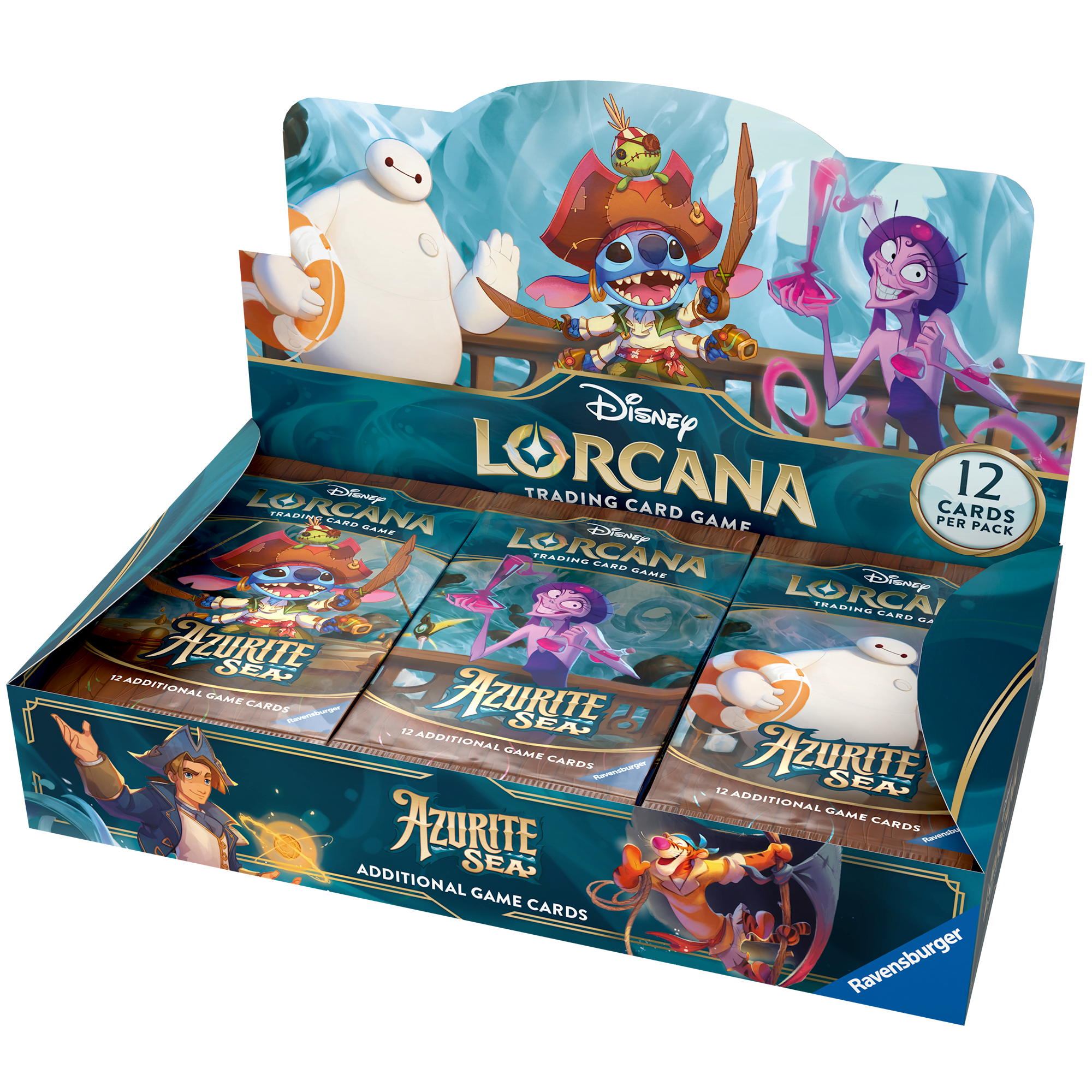 Disney Lorcana S6 Azurite Sea Booster Display