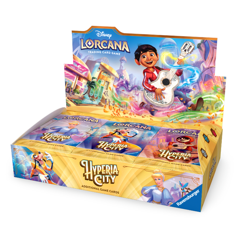 Disney Lorcana DLC S14 Hyperia City Booster Display