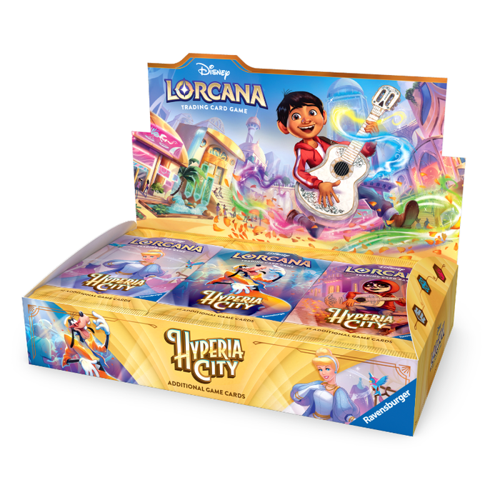 Disney Lorcana DLC S14 Hyperia City Booster Display
