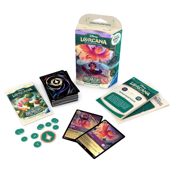 Disney Lorcana S7 Archazia's Island Single Player Deck: Amethyst & Steel - Ravensburger Australia & New Zealand