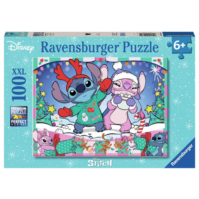 Ravensburger - Disney Stitch Christmas Puzzle 100 Pieces