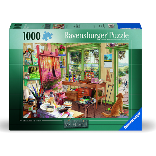 Ravensburger - My Haven Artist's Shed Puzzle 1000 Pieces No.11 - Ravensburger Australia & New Zealand