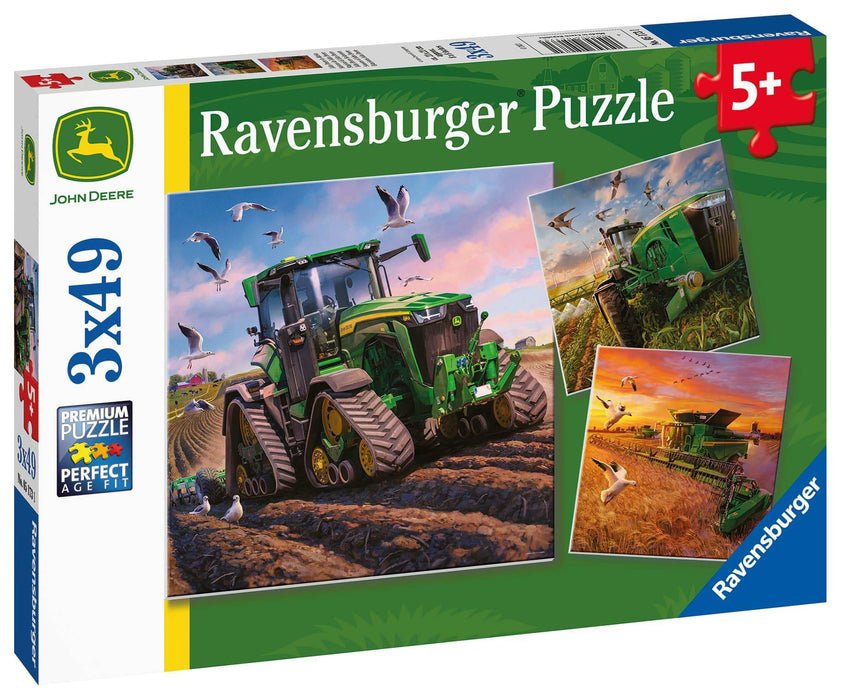 Ravensburger - Seasons of John Deere Puzzle 3x49 pieces - Ravensburger Australia & New Zealand