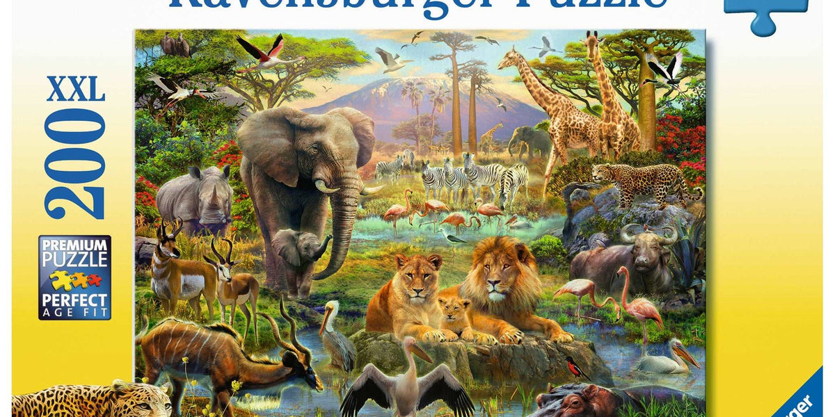 Ravensburger Animals Of The Savannah 200 Piece XXL Puzzle main image 1