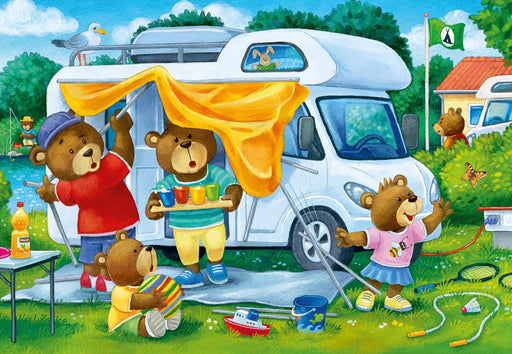 Ravensburger - Bear Family Camping Trip 2x24 pieces - Ravensburger Australia & New Zealand