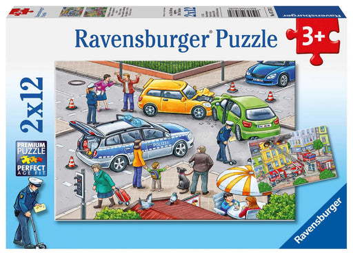 Ravensburger - Blue Lights on the Way 2x12 pieces - Ravensburger Australia & New Zealand