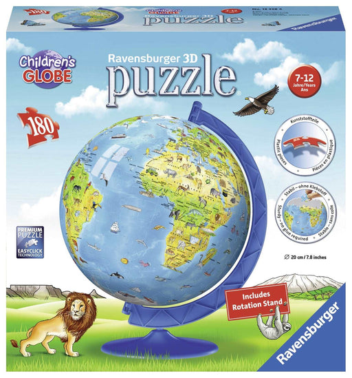 Ravensburger - Childrens Globe 3D Puzzleball 180 pieces - Ravensburger Australia & New Zealand