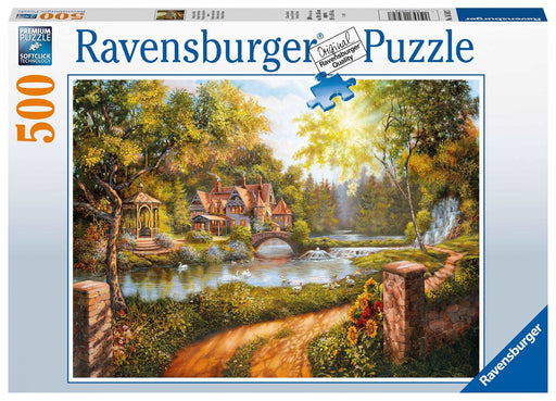 Ravensburger - Cottage by the River Puzzle 500 pieces - Ravensburger Australia & New Zealand