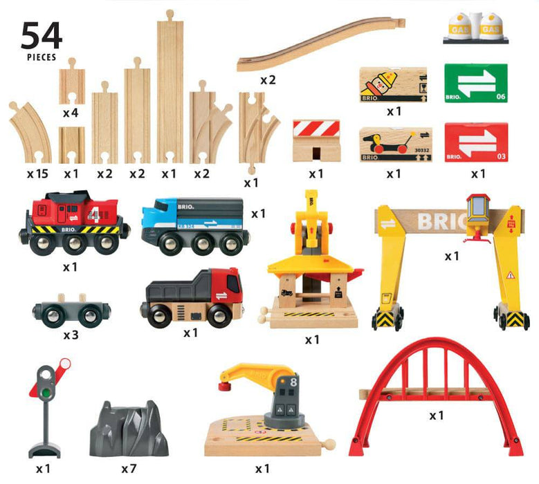 BRIO - Cargo Railway Deluxe Set 54 pieces - Ravensburger Australia & New Zealand