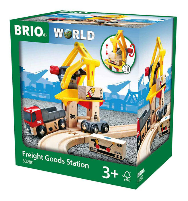 BRIO - Freight Goods Station 6 pieces - Ravensburger Australia & New Zealand