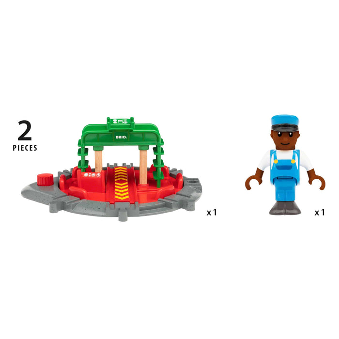 BRIO - Turntable & Figure 2 pieces - Ravensburger Australia & New Zealand