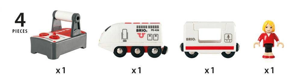 BRIO - RC Travel Train 4 pieces - Ravensburger Australia & New Zealand