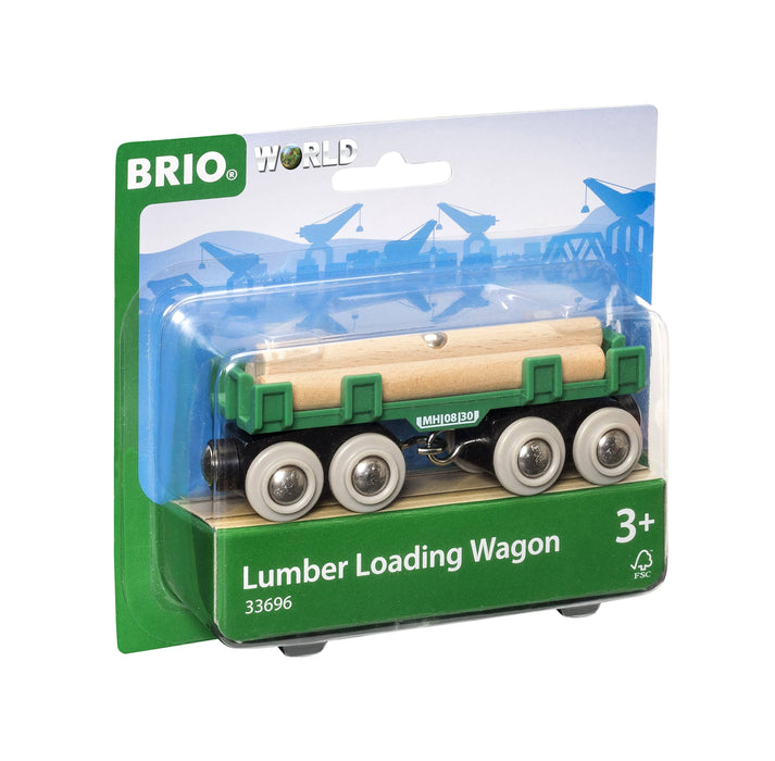 BRIO - Lumber Loading Wagon 4 pieces - Ravensburger Australia & New Zealand