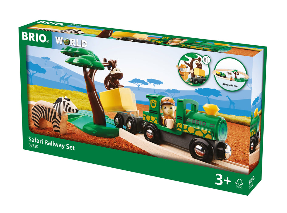 BRIO - Safari Railway Set 17 pieces - Ravensburger Australia & New Zealand