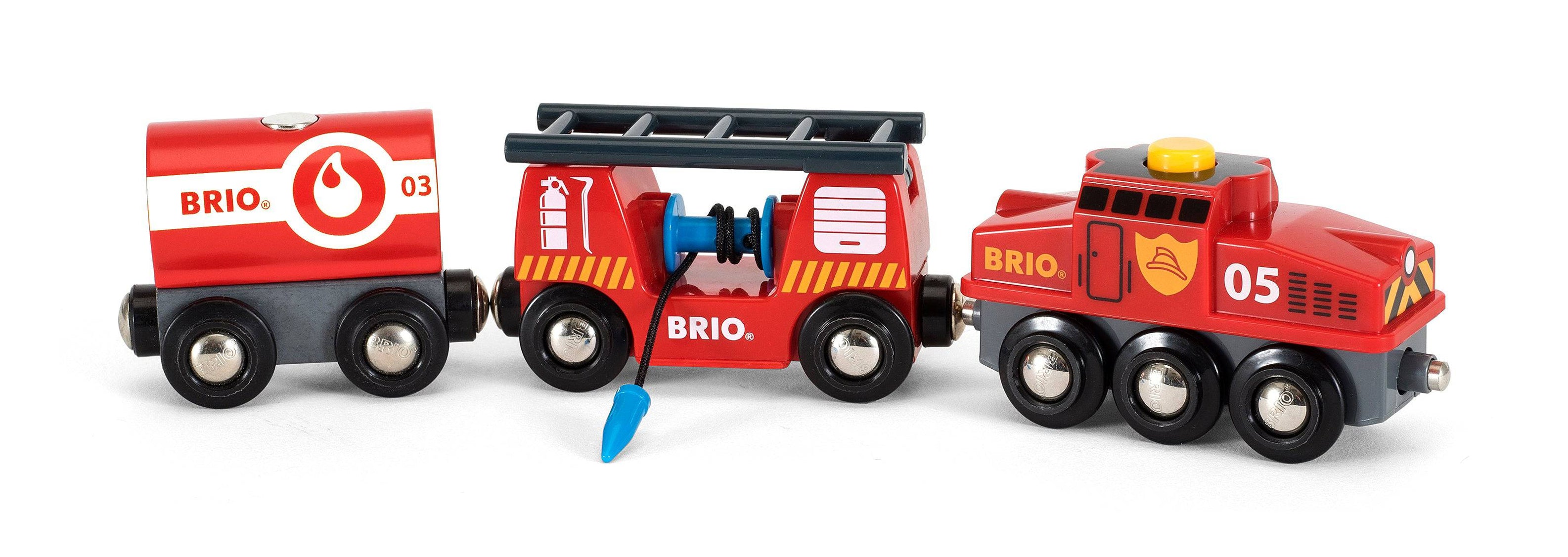 BRIO - Rescue Firefighting Train 4 pieces