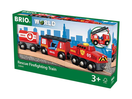 BRIO - Rescue Firefighting Train 4 pieces - Ravensburger Australia & New Zealand