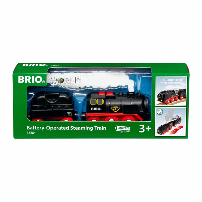 BRIO - Battery Operated Steaming Train 3 Pieces - Ravensburger Australia & New Zealand