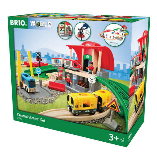 BRIO - Central Station Set 37 pieces - Ravensburger Australia & New Zealand