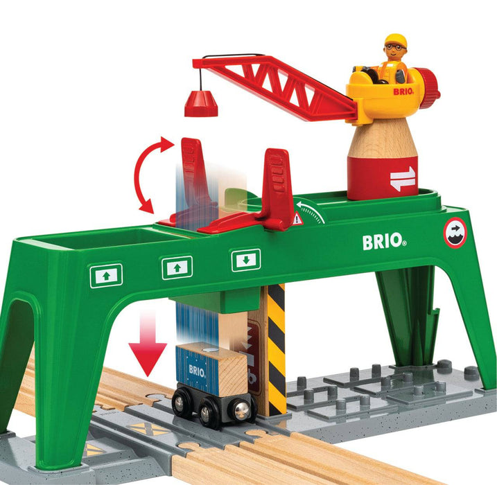 BRIO - Container Crane 6 pieces - Ravensburger Australia & New Zealand