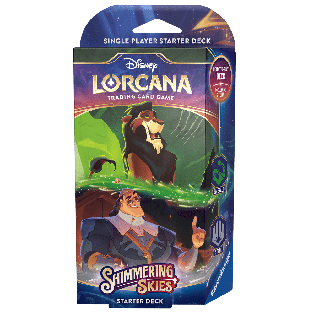 Disney Lorcana S5 Shimmering Skies Starter Deck - Amber Amethyst - Ravensburger Australia & New Zealand