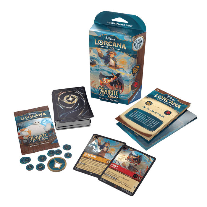 Disney Lorcana S6 Azurite Sea Starter Deck: Amber & Ruby - Ravensburger Australia & New Zealand