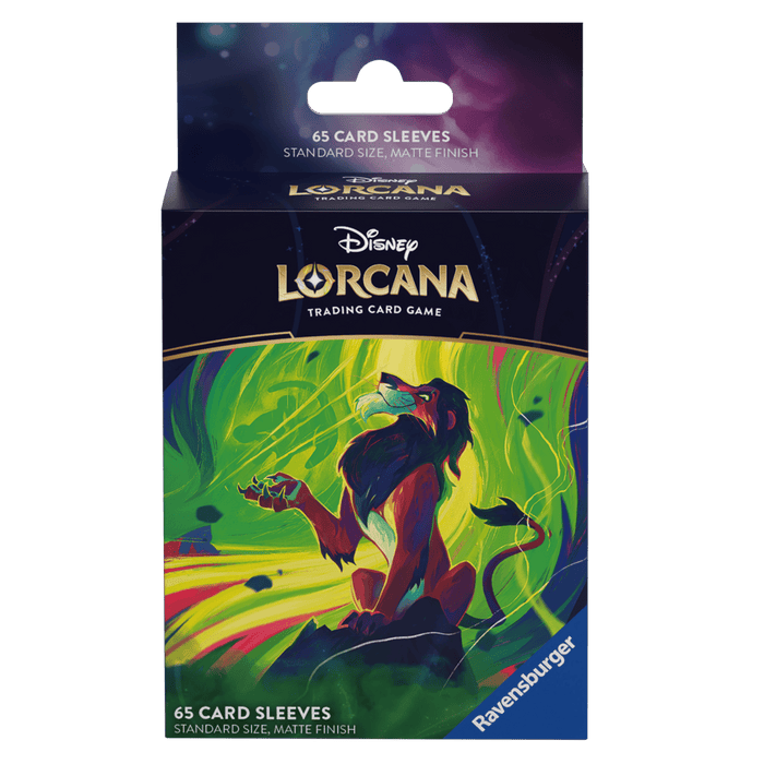 Disney Lorcana S6 Azurite Sea Sleeves: Scar, Vengeful Lion - Ravensburger Australia & New Zealand