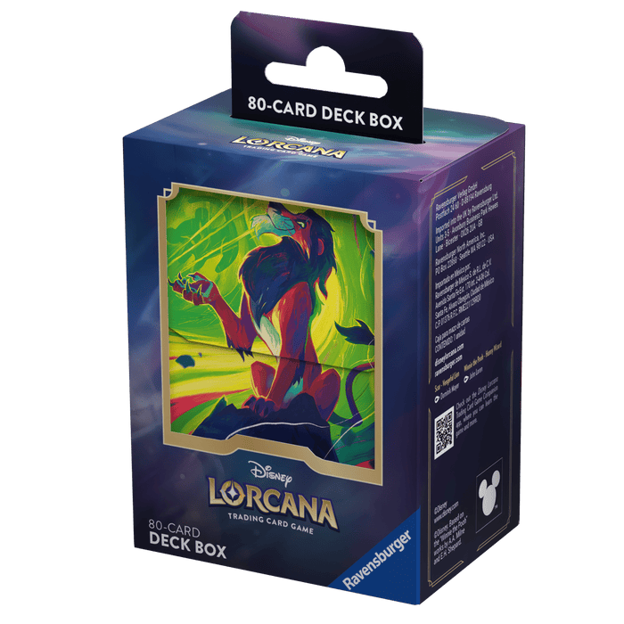 Disney Lorcana S6 Azurite Sea Deck Box: Scar, Vengeful Lion - Ravensburger Australia & New Zealand