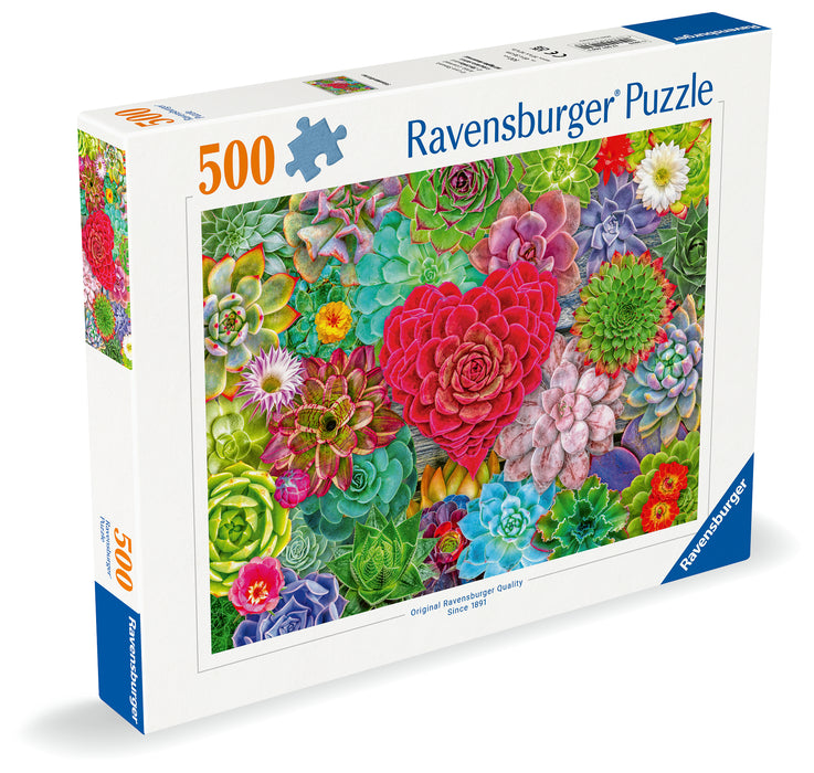 Ravensburger - Succulent Love Puzzle 500 Pieces - Ravensburger Australia & New Zealand
