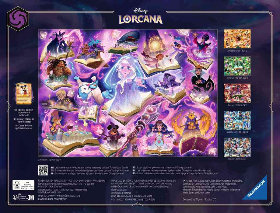 Ravensburger - Disney Lorcana Amethyst Puzzle 1000 Pieces - Ravensburger Australia & New Zealand