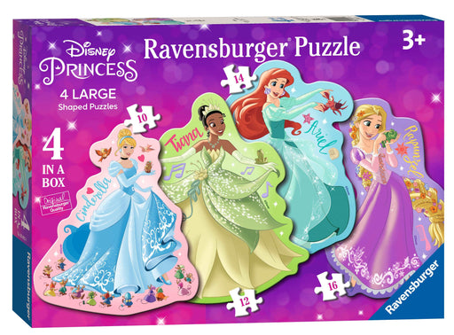 Ravensburger - Disney Princess 4 Shaped Puzzle in a Box - Ravensburger Australia & New Zealand