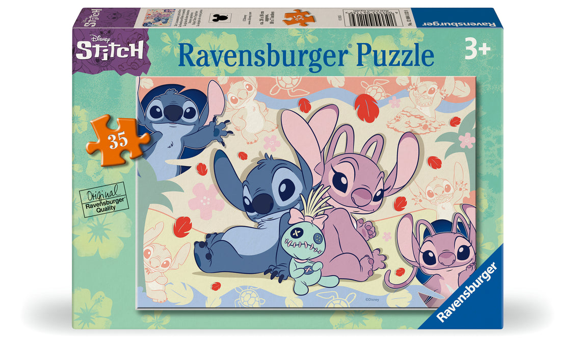 Ravensburger - Disney Stitch Enjoy Some Time Together Puzzle 35 Pieces