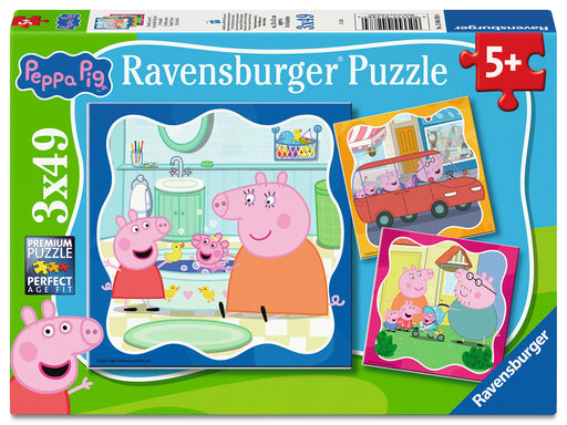 Ravensburger - Peppa Pig Family Firsts! 3x49 pieces - Ravensburger Australia & New Zealand