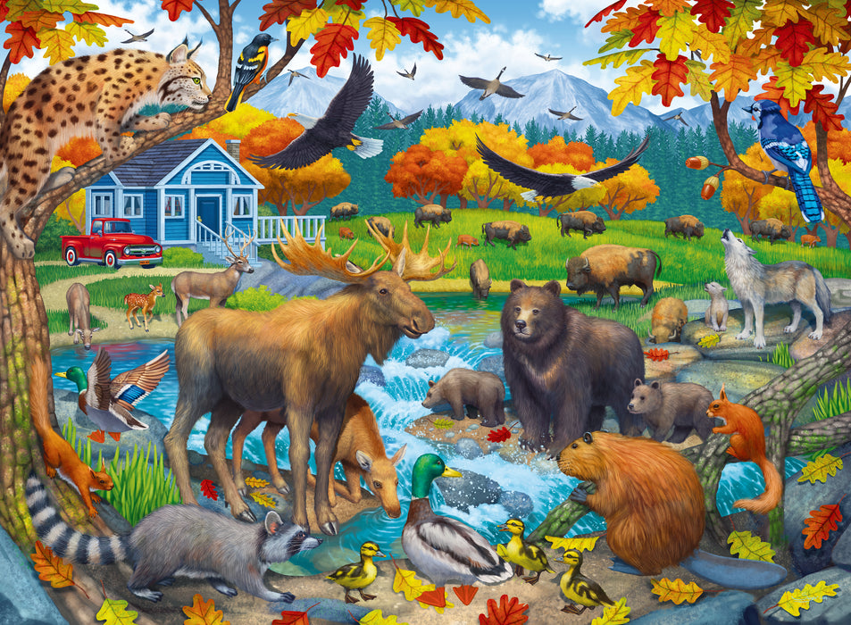 Ravensburger - Wildlife Gathering 150 pieces - Ravensburger Australia & New Zealand