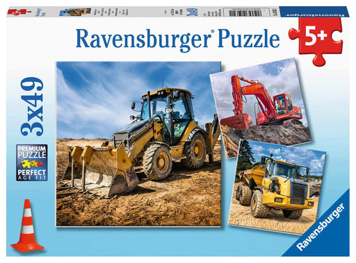 Ravensburger - Digger at Work! 3x49 pieces - Ravensburger Australia & New Zealand