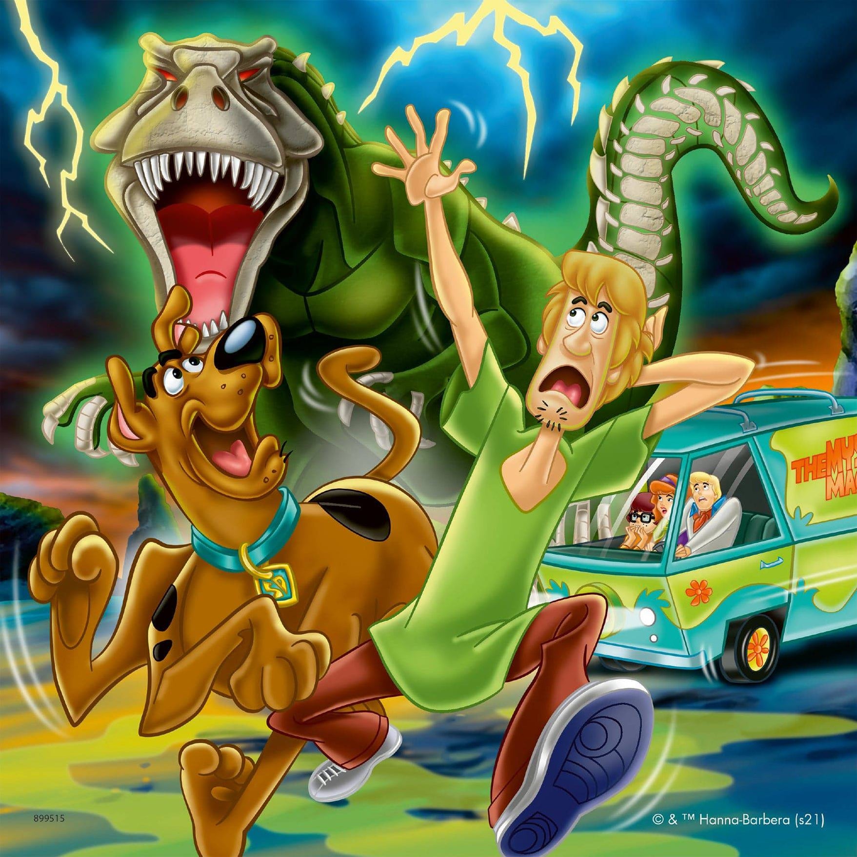 Scooby Doo Romp Ravensburger - Scooby Doo Puzzle 3x49 pieces