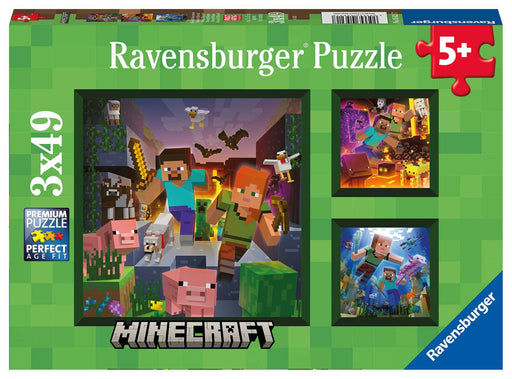 Ravensburger - Minecraft Biomes 3x49 pieces - Ravensburger Australia & New Zealand