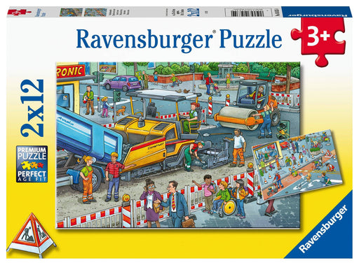 Ravensburger - Road works 2x12 pieces - Ravensburger Australia & New Zealand