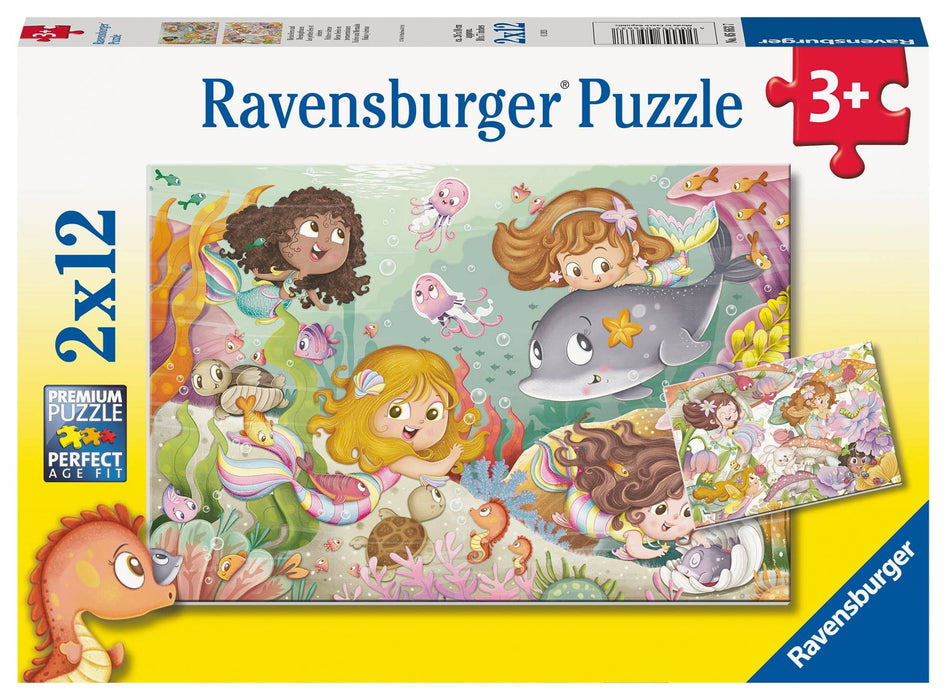 Ravensburger - Fairies and Mermaids 2x12 pieces - Ravensburger Australia & New Zealand