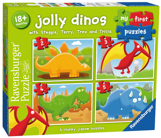 Ravensburger - Jolly Dinos My First Puzzle 2 3 4 5 pieces - Ravensburger Australia & New Zealand