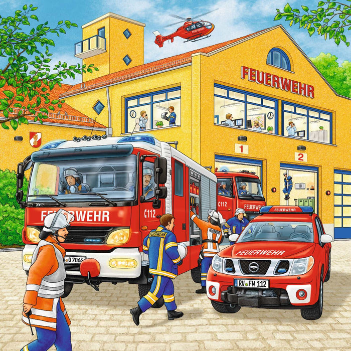 Ravensburger - Fire Brigade Run Puzzle 3x49 pieces - Ravensburger Australia & New Zealand