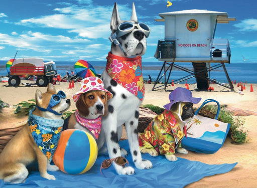 Ravensburger - No Dogs on the Beach Puzzle 100 pieces - Ravensburger Australia & New Zealand