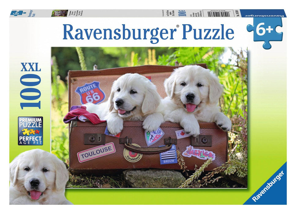 Ravensburger - Travelling Puppies Puzzle 100 pieces - Ravensburger Australia & New Zealand