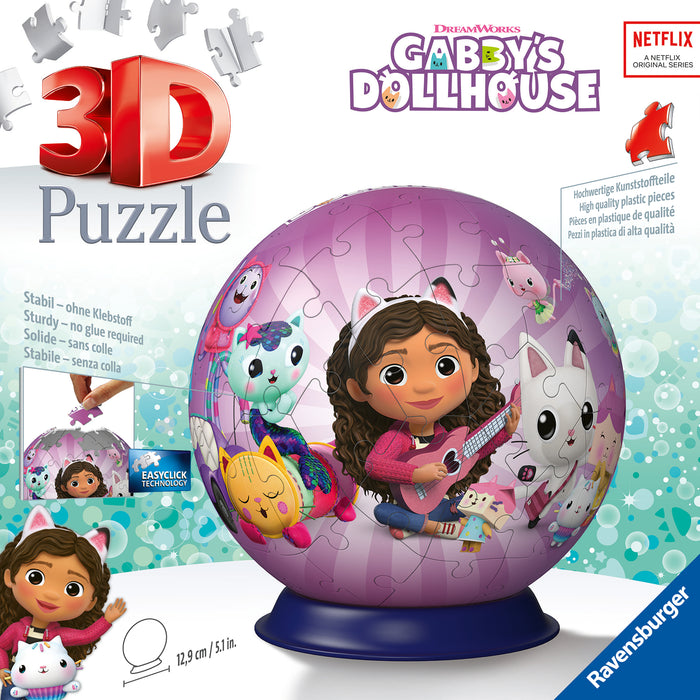 Rburg - 3D Puzzleball Gabby's Dollhouse 72p - Ravensburger Australia & New Zealand