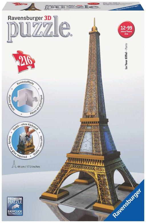 Ravensburger - Eiffel Tower 3D Puzzle 216 pieces - Ravensburger Australia & New Zealand