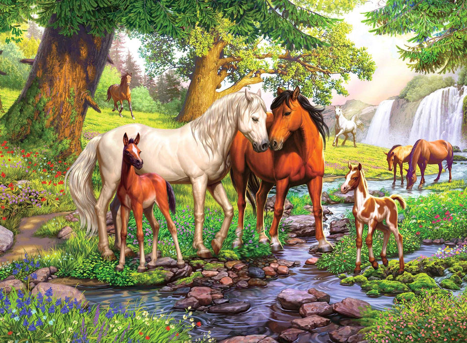 Ravensburger - Horses by the Stream 300 pieces - Ravensburger Australia & New Zealand