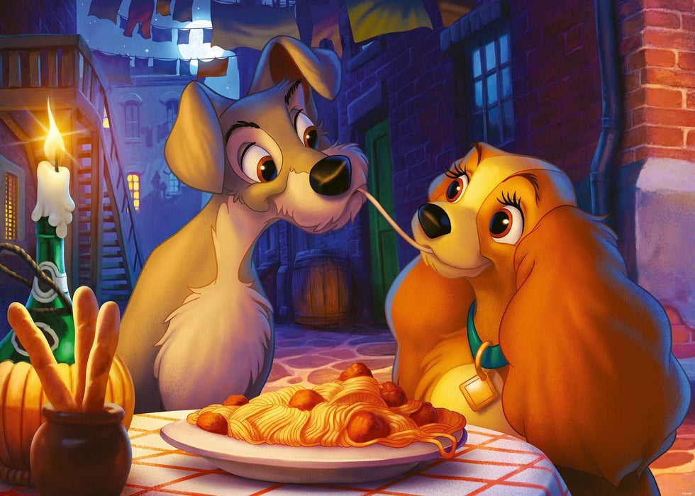 Ravensburger - Disney Moments 1955 Lady and Tramp 1000 pieces - Ravensburger Australia & New Zealand