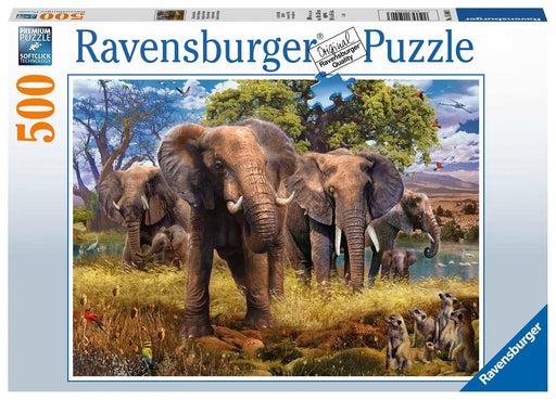 Ravensburger - Elephant Family 500 pieces - Ravensburger Australia & New Zealand
